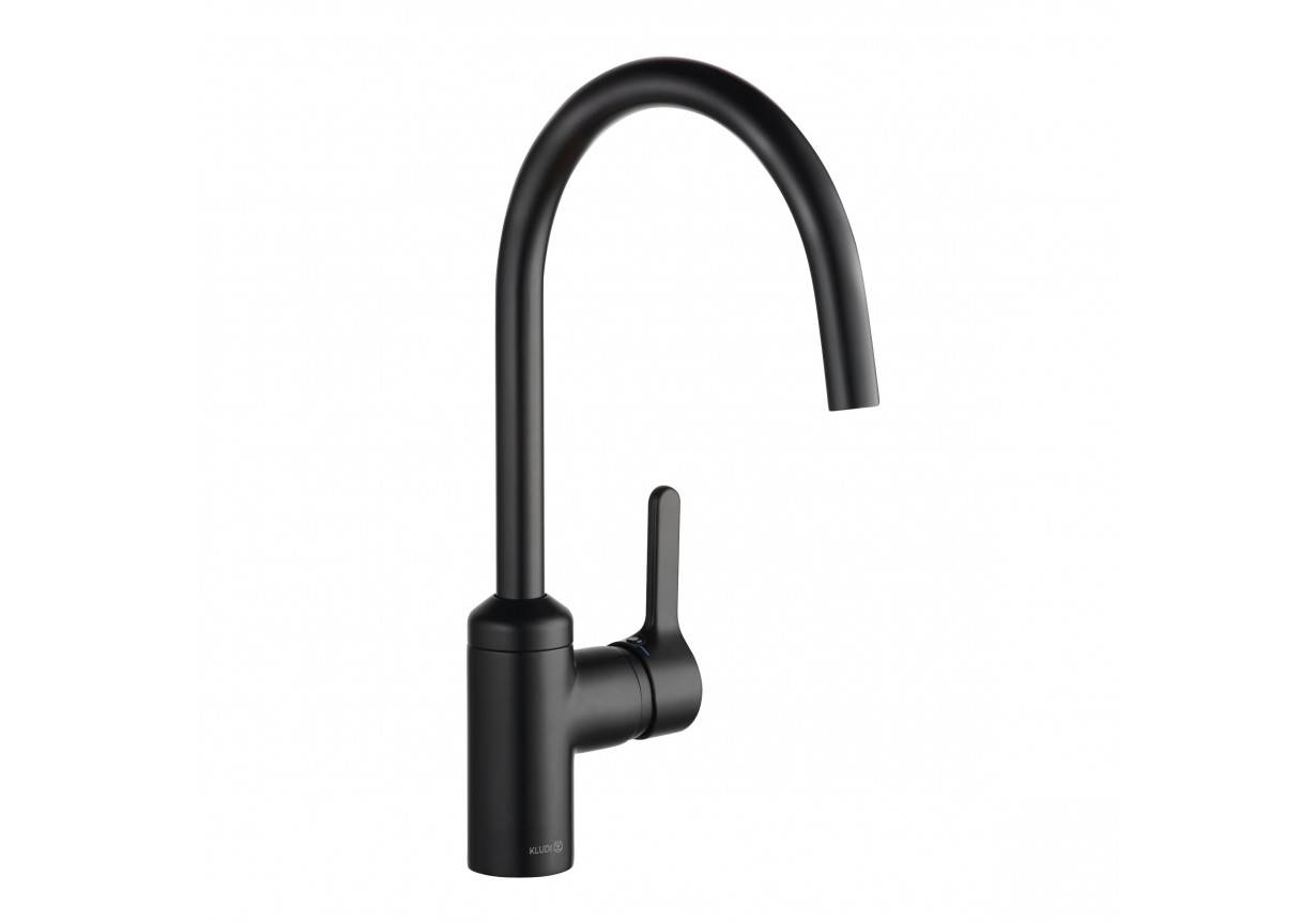 Bat.stojeca za sudoperu (labud) KLUDI - BINGO STAR BLACK  [428033978]